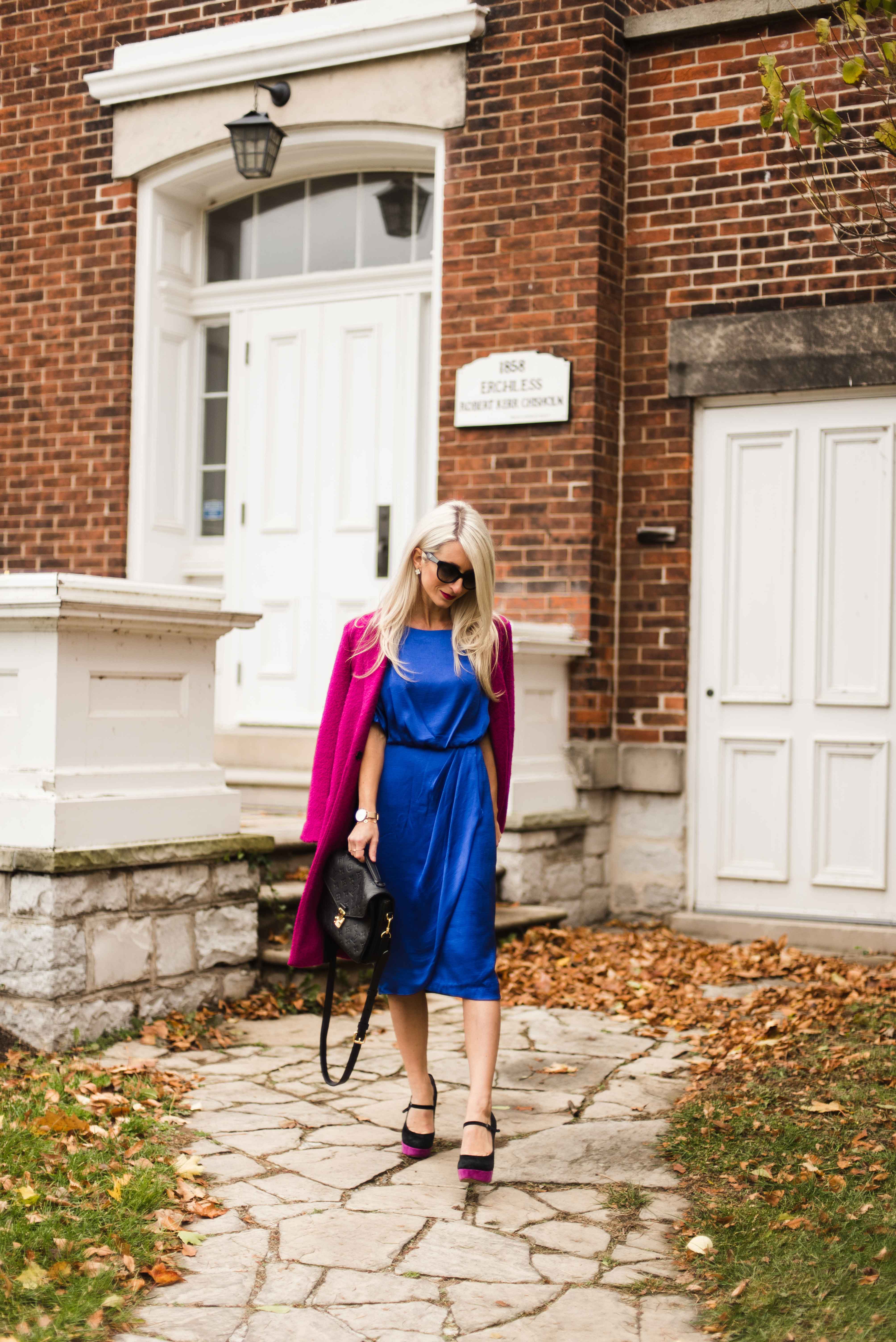 Petite Fashion and Style Blog, Maggy London Philomena Dress