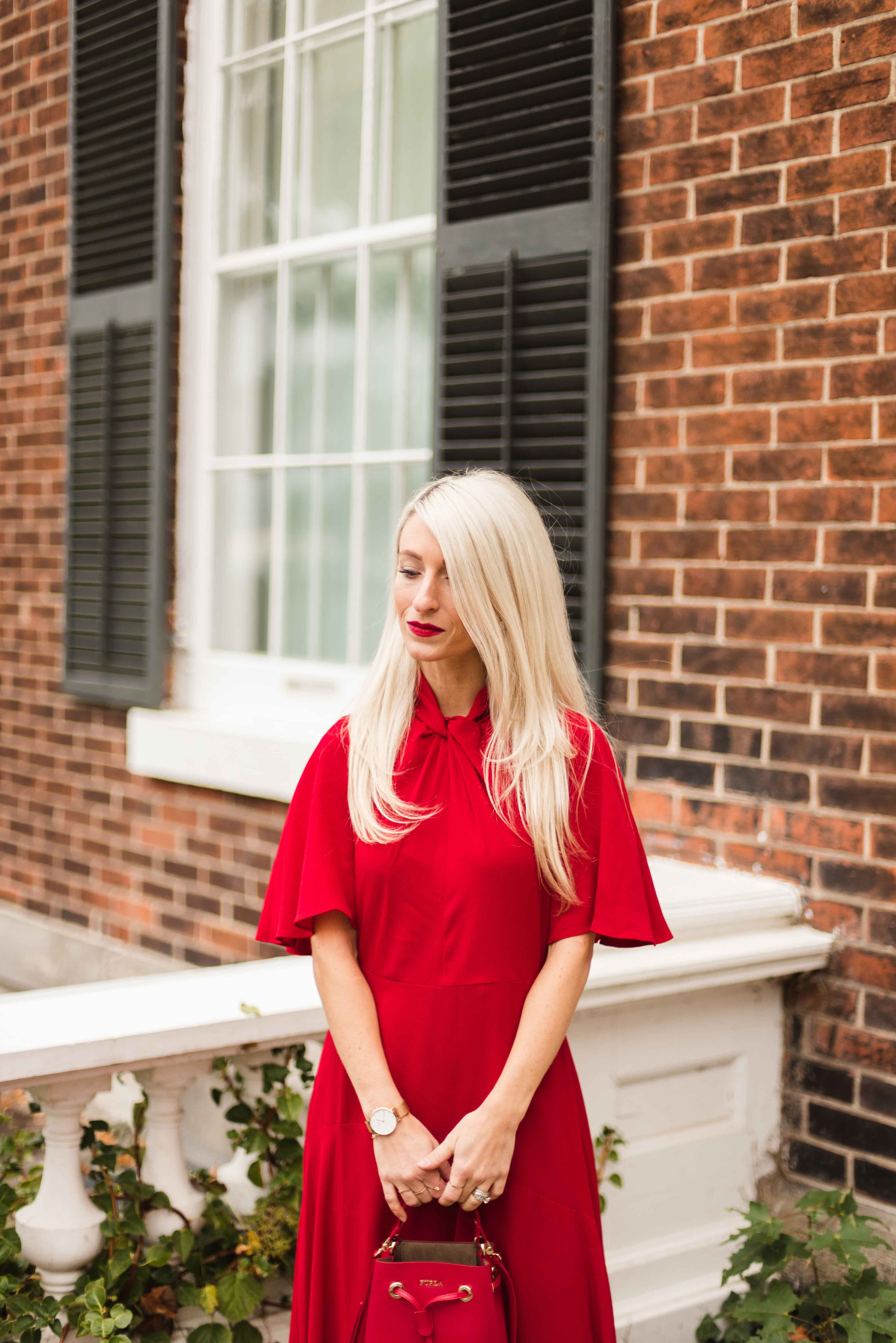 Petite Fashion and Style Blog, Maggy London Philomena Dress